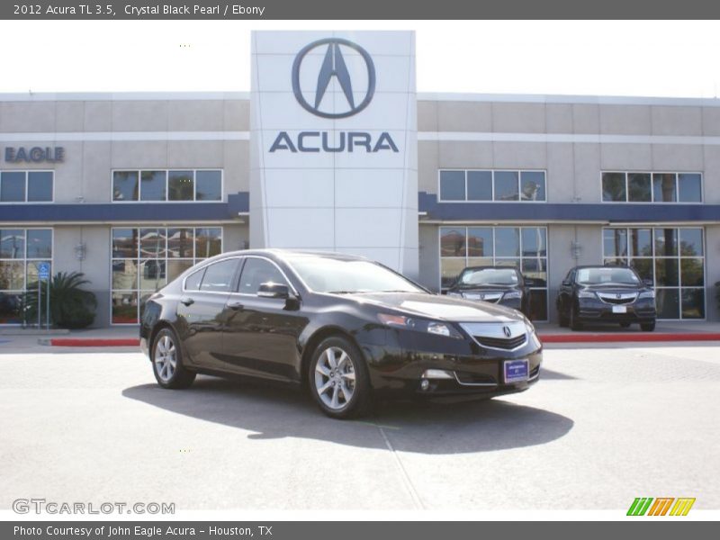 Crystal Black Pearl / Ebony 2012 Acura TL 3.5