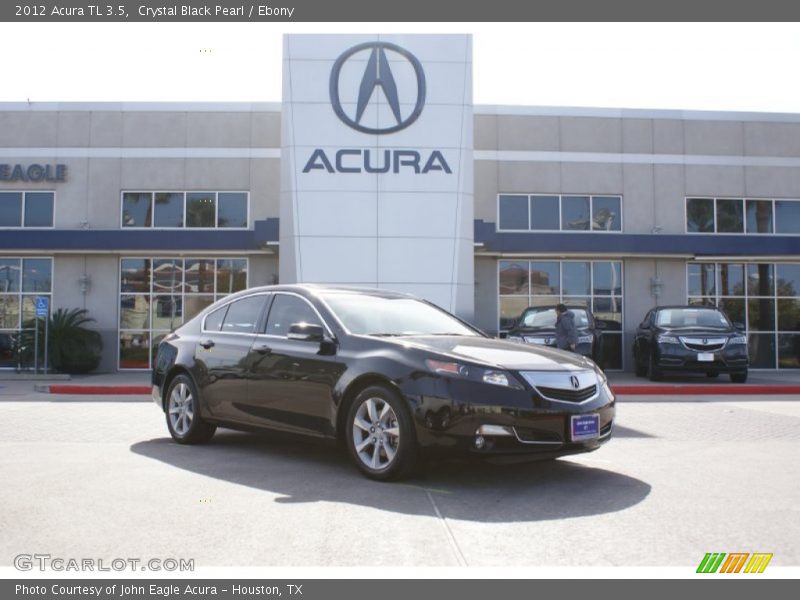 Crystal Black Pearl / Ebony 2012 Acura TL 3.5