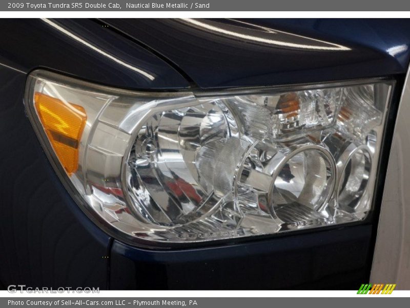 Nautical Blue Metallic / Sand 2009 Toyota Tundra SR5 Double Cab