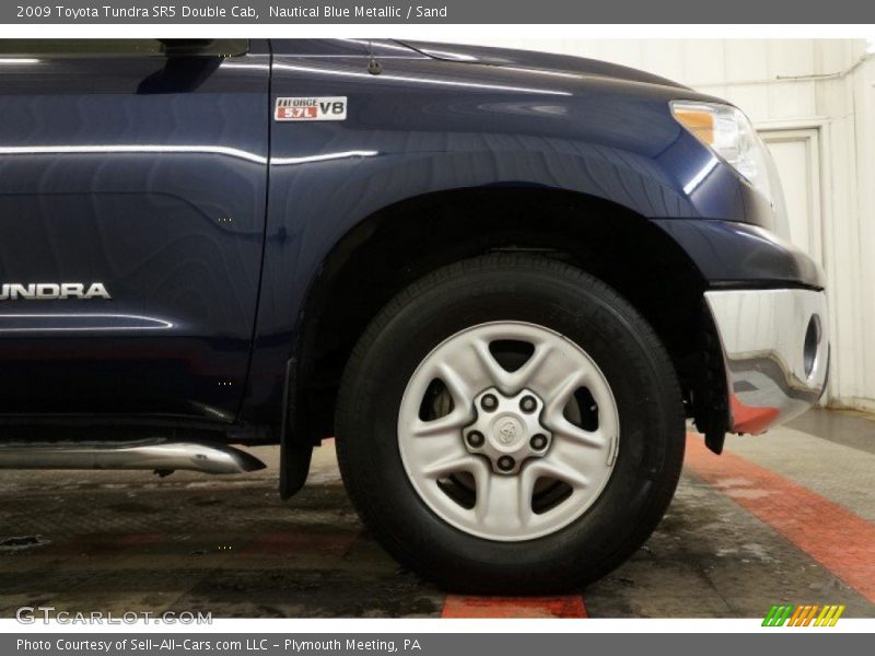 Nautical Blue Metallic / Sand 2009 Toyota Tundra SR5 Double Cab