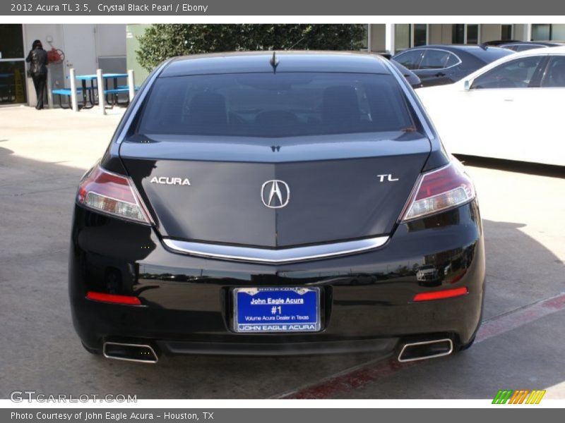 Crystal Black Pearl / Ebony 2012 Acura TL 3.5