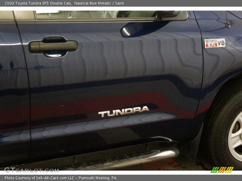 Nautical Blue Metallic / Sand 2009 Toyota Tundra SR5 Double Cab