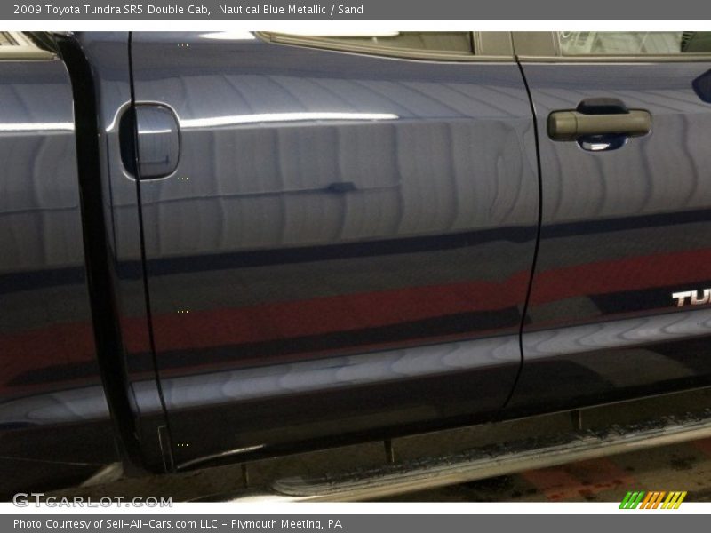 Nautical Blue Metallic / Sand 2009 Toyota Tundra SR5 Double Cab