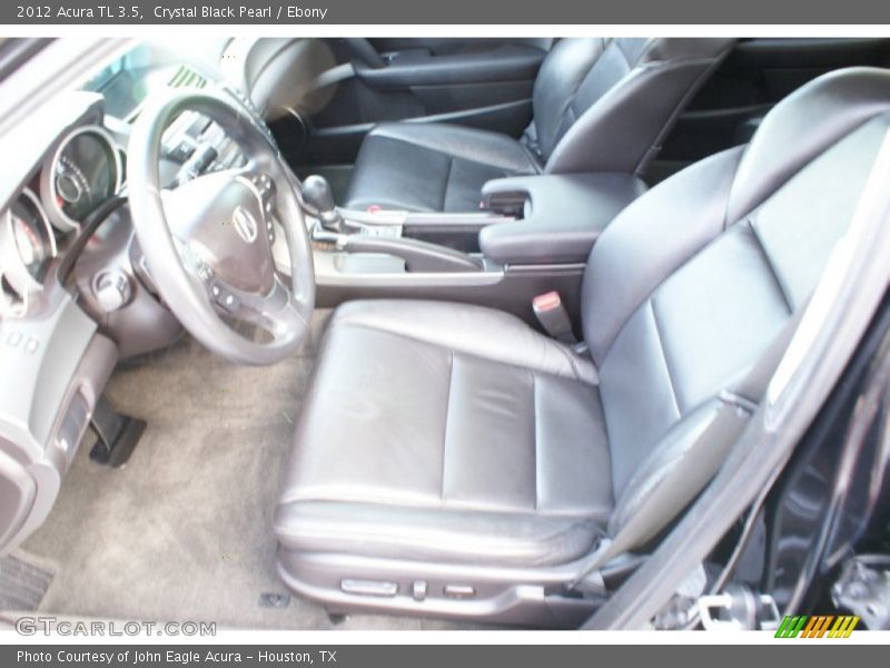 Crystal Black Pearl / Ebony 2012 Acura TL 3.5