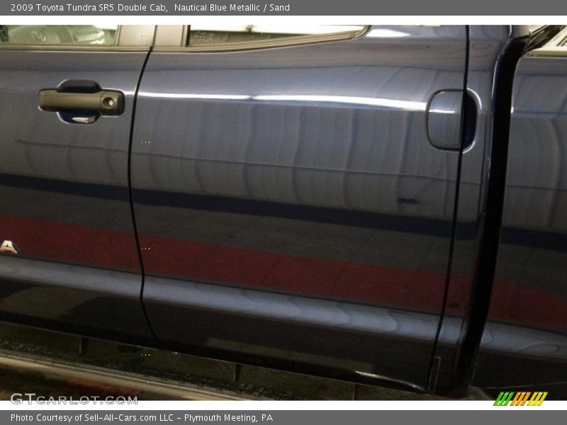 Nautical Blue Metallic / Sand 2009 Toyota Tundra SR5 Double Cab