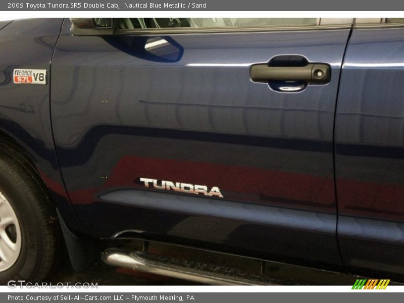 Nautical Blue Metallic / Sand 2009 Toyota Tundra SR5 Double Cab