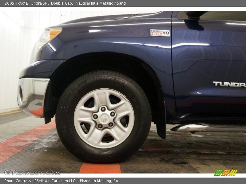 Nautical Blue Metallic / Sand 2009 Toyota Tundra SR5 Double Cab