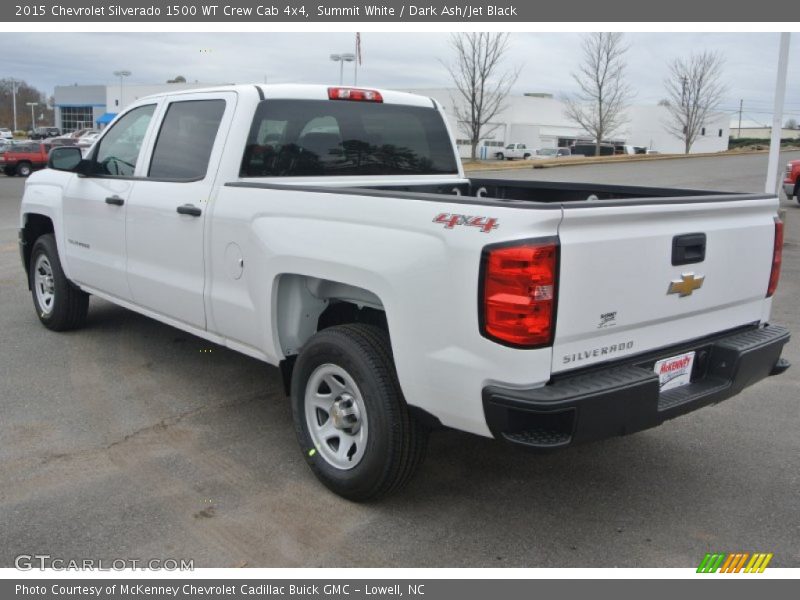 Summit White / Dark Ash/Jet Black 2015 Chevrolet Silverado 1500 WT Crew Cab 4x4