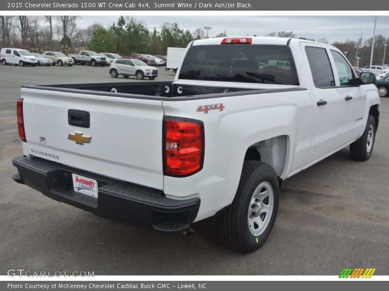 Summit White / Dark Ash/Jet Black 2015 Chevrolet Silverado 1500 WT Crew Cab 4x4