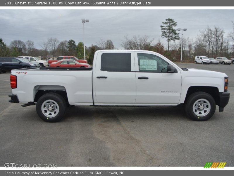 Summit White / Dark Ash/Jet Black 2015 Chevrolet Silverado 1500 WT Crew Cab 4x4