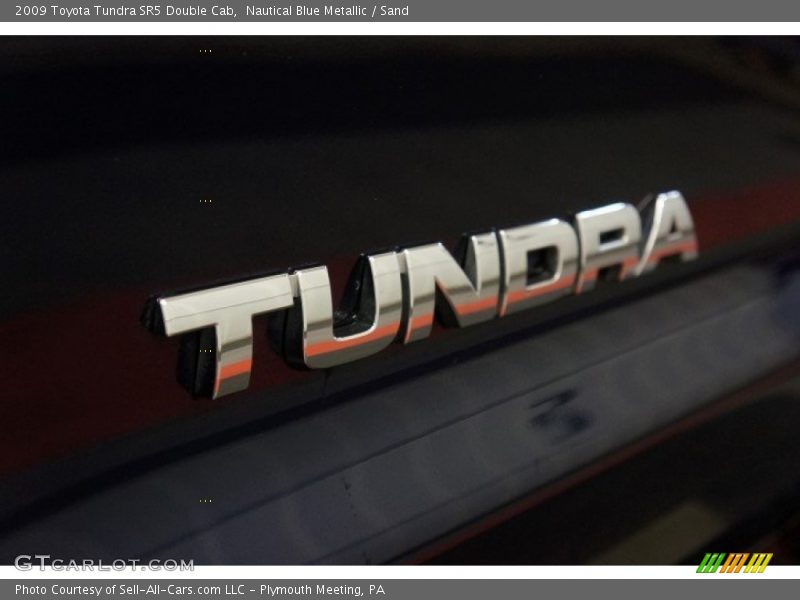 Nautical Blue Metallic / Sand 2009 Toyota Tundra SR5 Double Cab