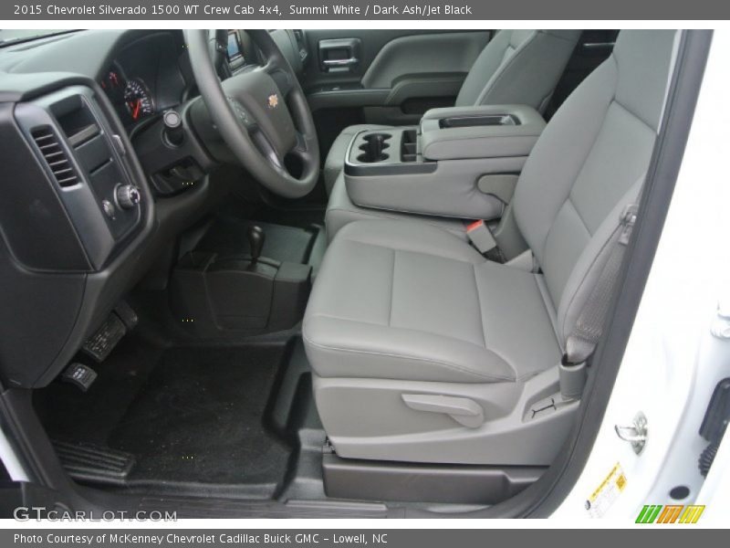 Summit White / Dark Ash/Jet Black 2015 Chevrolet Silverado 1500 WT Crew Cab 4x4