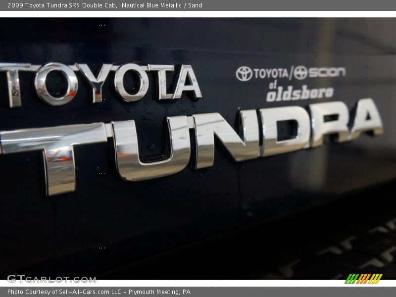 Nautical Blue Metallic / Sand 2009 Toyota Tundra SR5 Double Cab