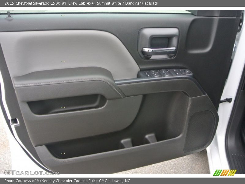 Summit White / Dark Ash/Jet Black 2015 Chevrolet Silverado 1500 WT Crew Cab 4x4