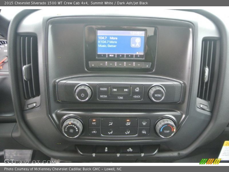 Summit White / Dark Ash/Jet Black 2015 Chevrolet Silverado 1500 WT Crew Cab 4x4