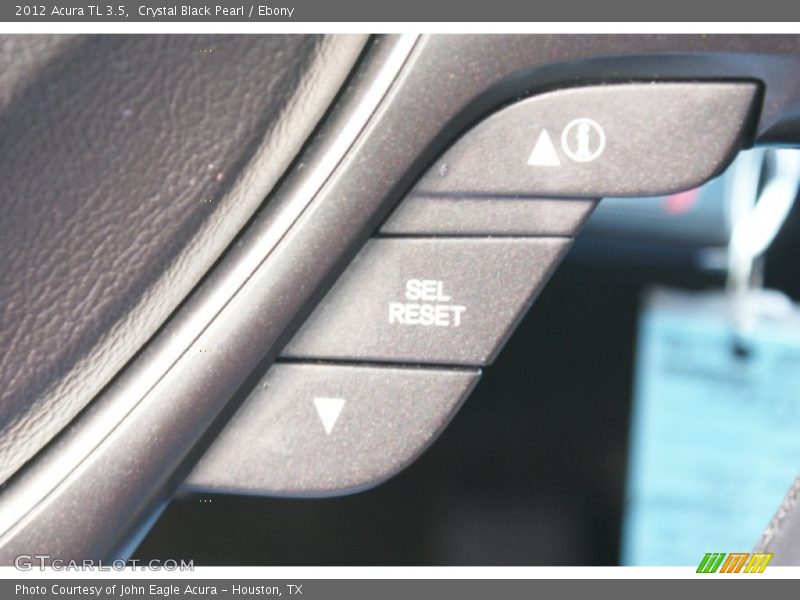 Crystal Black Pearl / Ebony 2012 Acura TL 3.5