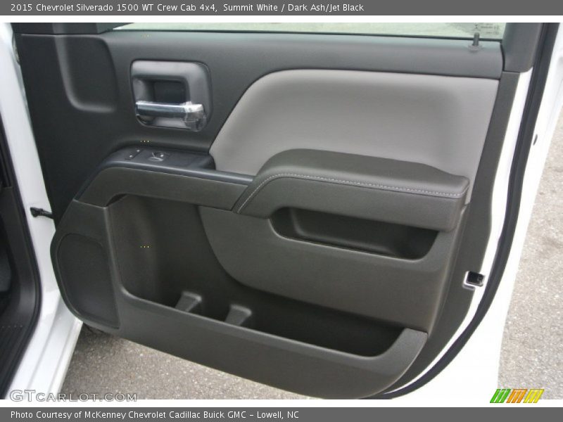 Summit White / Dark Ash/Jet Black 2015 Chevrolet Silverado 1500 WT Crew Cab 4x4