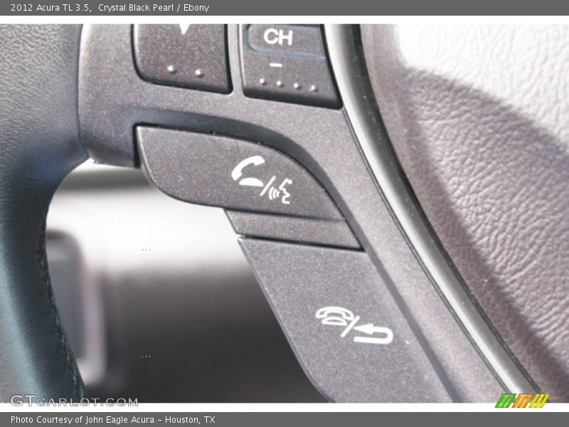 Crystal Black Pearl / Ebony 2012 Acura TL 3.5