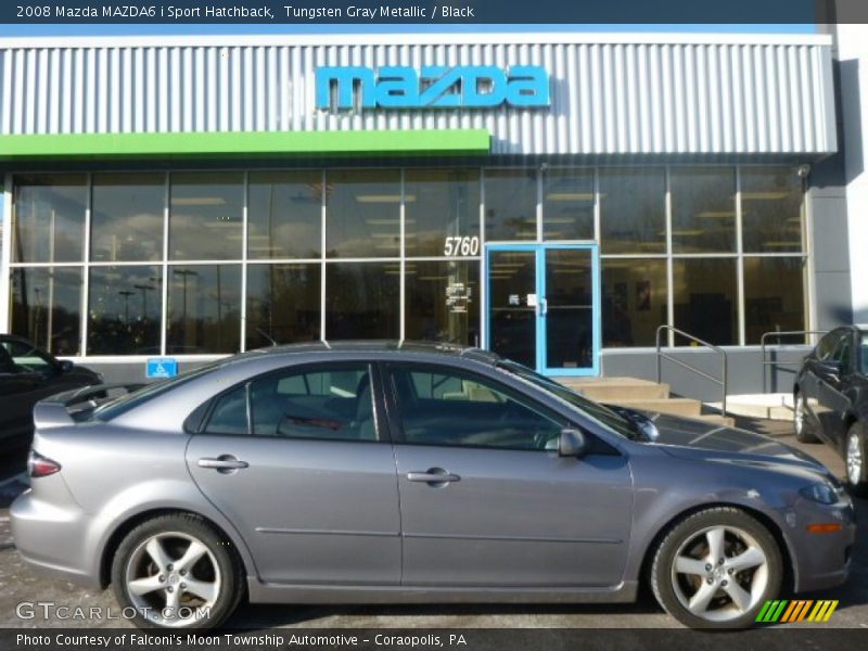 Tungsten Gray Metallic / Black 2008 Mazda MAZDA6 i Sport Hatchback