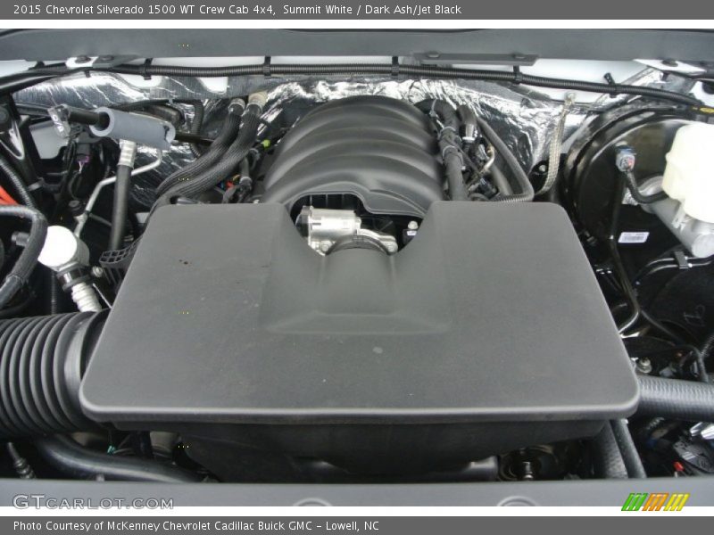 Summit White / Dark Ash/Jet Black 2015 Chevrolet Silverado 1500 WT Crew Cab 4x4
