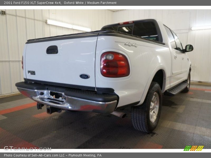 Oxford White / Medium Parchment 2001 Ford F150 XLT SuperCrew 4x4