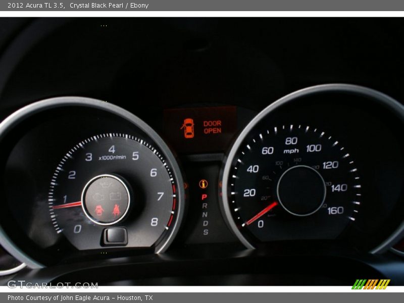 Crystal Black Pearl / Ebony 2012 Acura TL 3.5