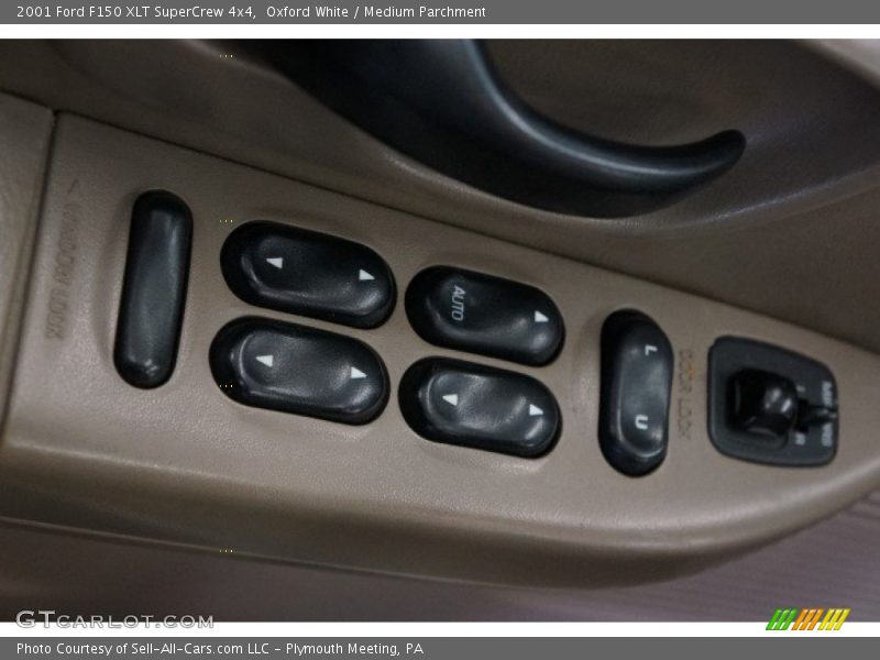 Oxford White / Medium Parchment 2001 Ford F150 XLT SuperCrew 4x4