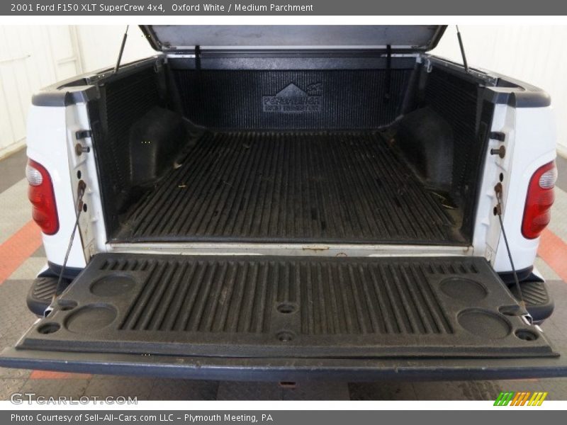 Oxford White / Medium Parchment 2001 Ford F150 XLT SuperCrew 4x4