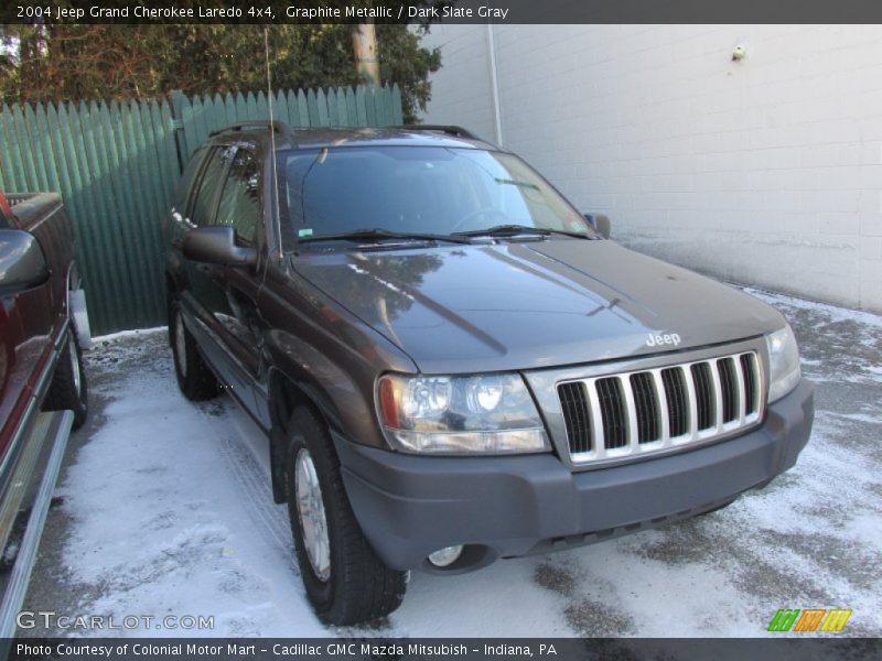 Graphite Metallic / Dark Slate Gray 2004 Jeep Grand Cherokee Laredo 4x4