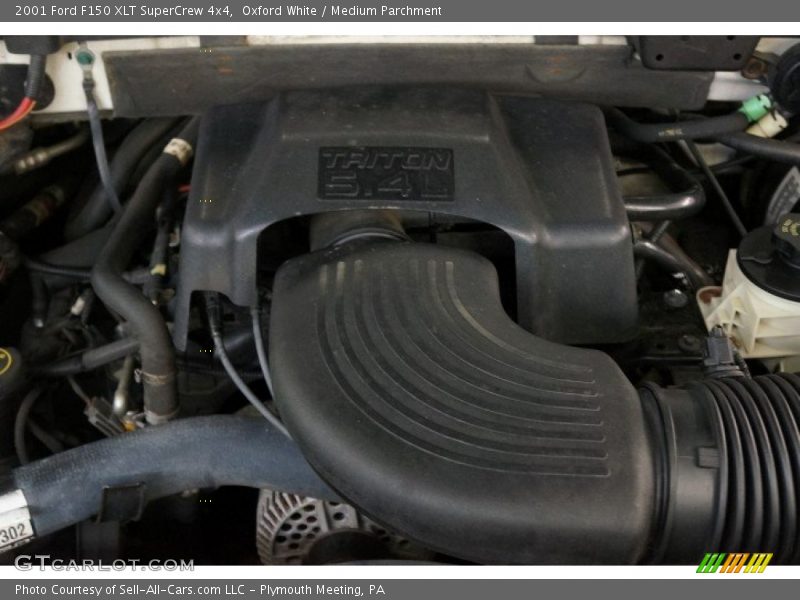 Oxford White / Medium Parchment 2001 Ford F150 XLT SuperCrew 4x4
