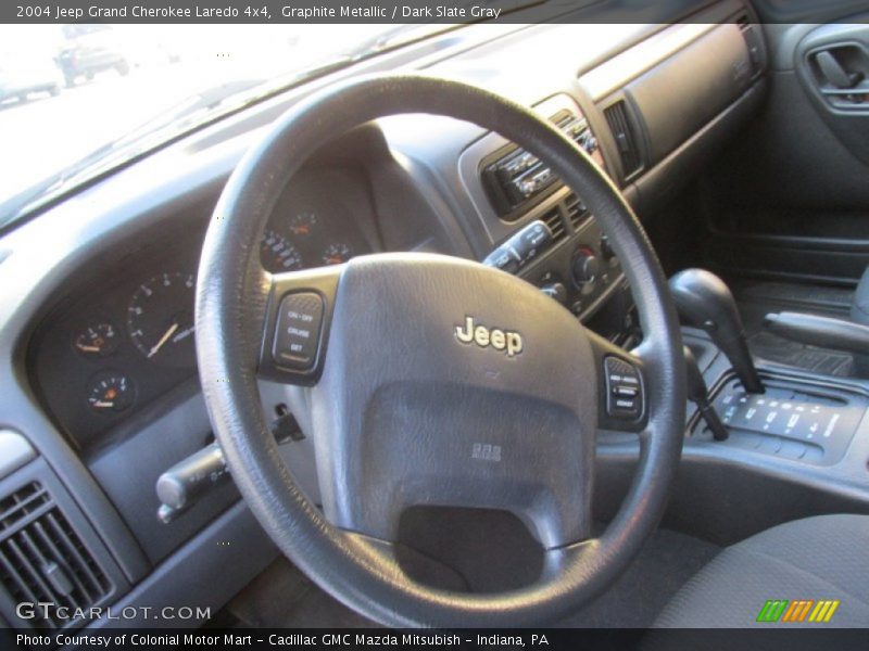 Graphite Metallic / Dark Slate Gray 2004 Jeep Grand Cherokee Laredo 4x4