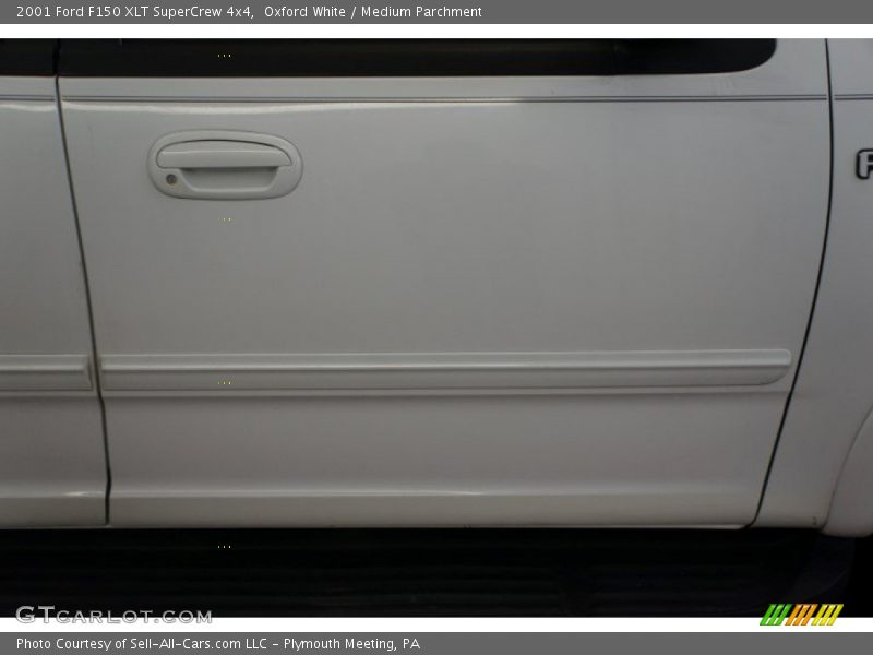 Oxford White / Medium Parchment 2001 Ford F150 XLT SuperCrew 4x4