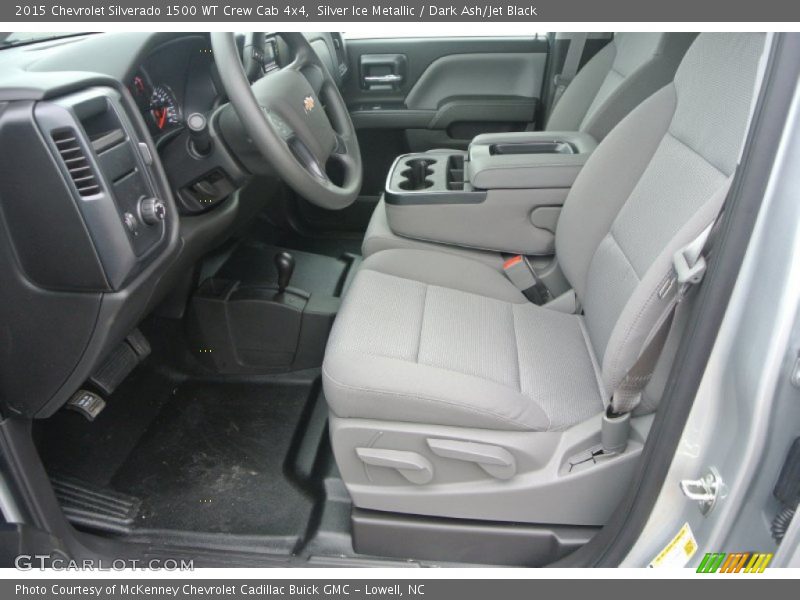 Silver Ice Metallic / Dark Ash/Jet Black 2015 Chevrolet Silverado 1500 WT Crew Cab 4x4