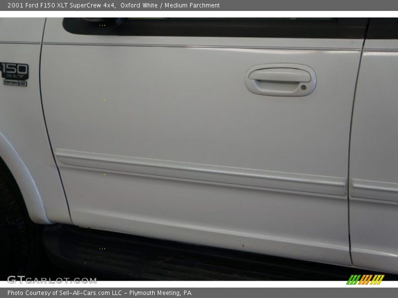 Oxford White / Medium Parchment 2001 Ford F150 XLT SuperCrew 4x4
