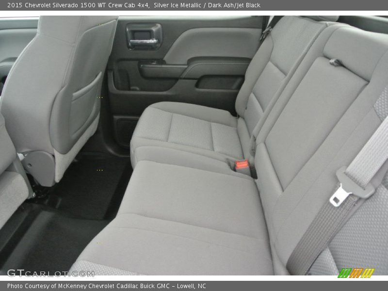 Silver Ice Metallic / Dark Ash/Jet Black 2015 Chevrolet Silverado 1500 WT Crew Cab 4x4