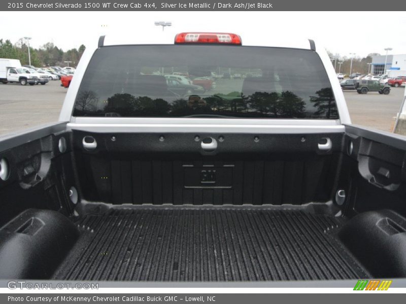 Silver Ice Metallic / Dark Ash/Jet Black 2015 Chevrolet Silverado 1500 WT Crew Cab 4x4