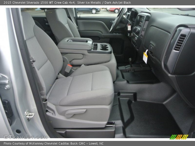 Silver Ice Metallic / Dark Ash/Jet Black 2015 Chevrolet Silverado 1500 WT Crew Cab 4x4