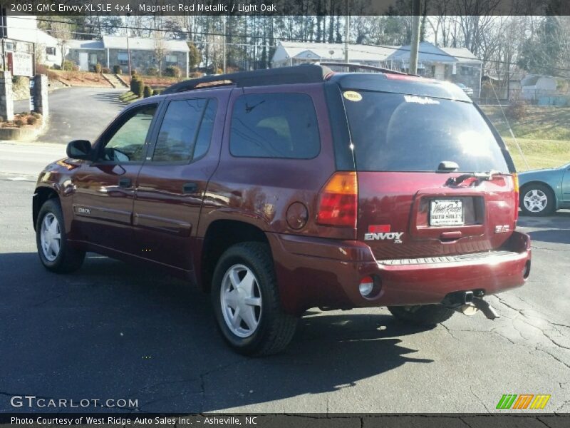 Magnetic Red Metallic / Light Oak 2003 GMC Envoy XL SLE 4x4