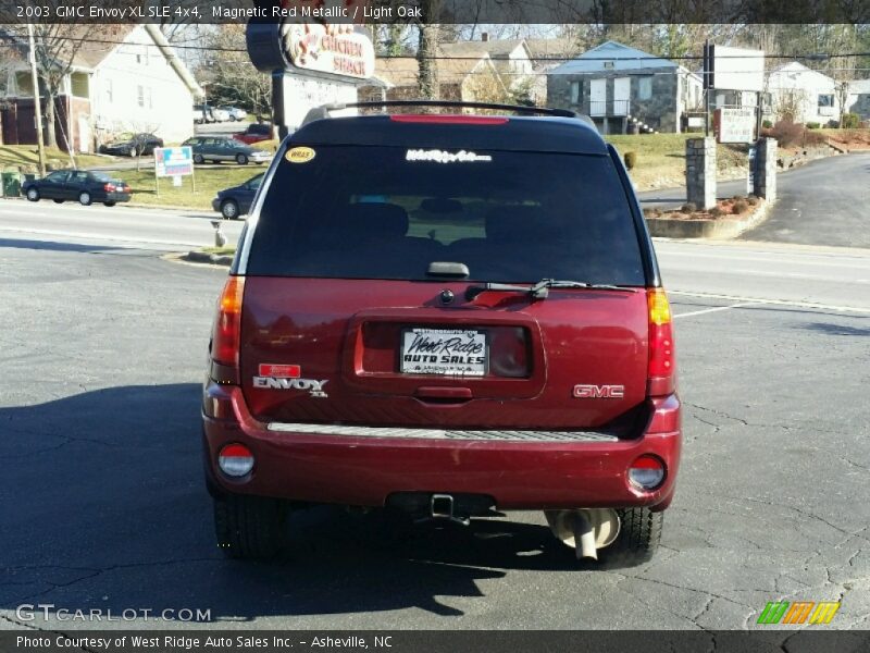 Magnetic Red Metallic / Light Oak 2003 GMC Envoy XL SLE 4x4