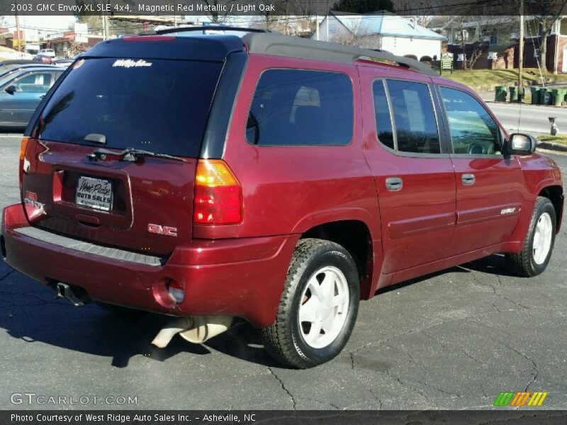 Magnetic Red Metallic / Light Oak 2003 GMC Envoy XL SLE 4x4