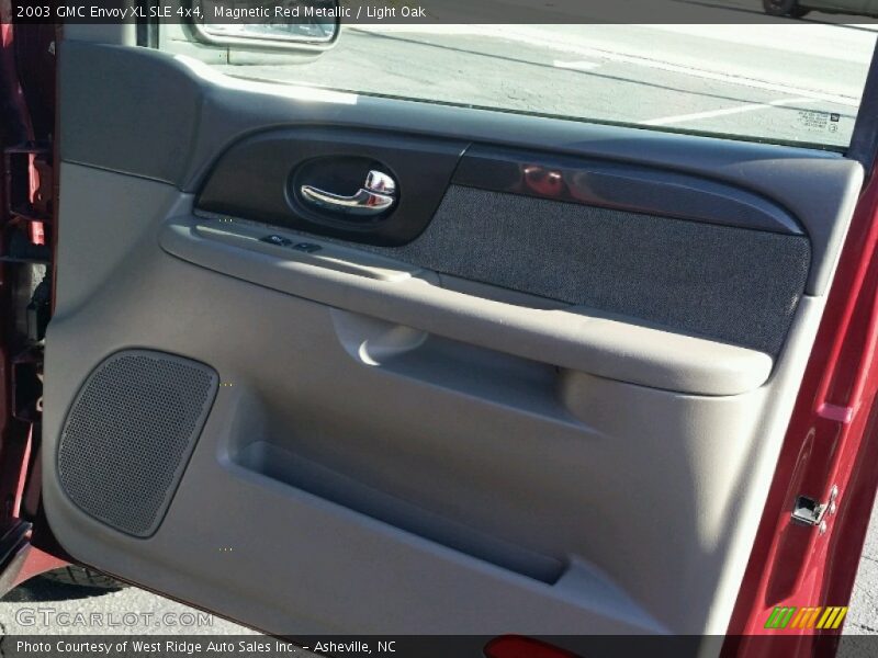 Magnetic Red Metallic / Light Oak 2003 GMC Envoy XL SLE 4x4