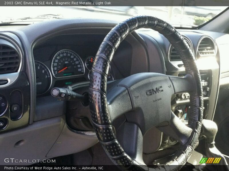 Magnetic Red Metallic / Light Oak 2003 GMC Envoy XL SLE 4x4