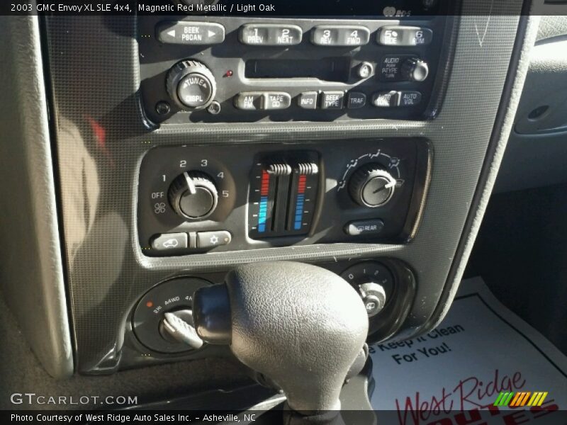Magnetic Red Metallic / Light Oak 2003 GMC Envoy XL SLE 4x4