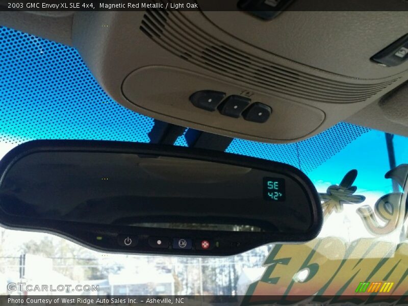 Magnetic Red Metallic / Light Oak 2003 GMC Envoy XL SLE 4x4