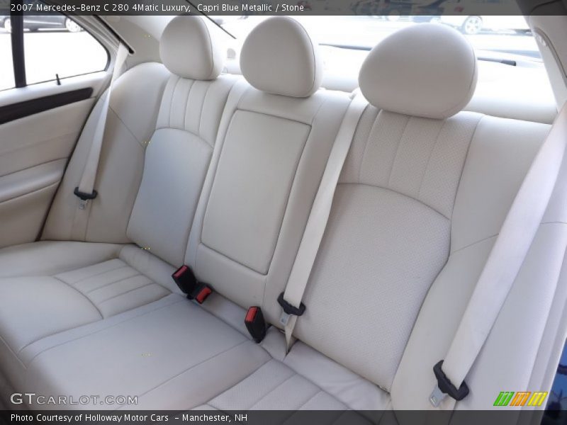 Capri Blue Metallic / Stone 2007 Mercedes-Benz C 280 4Matic Luxury