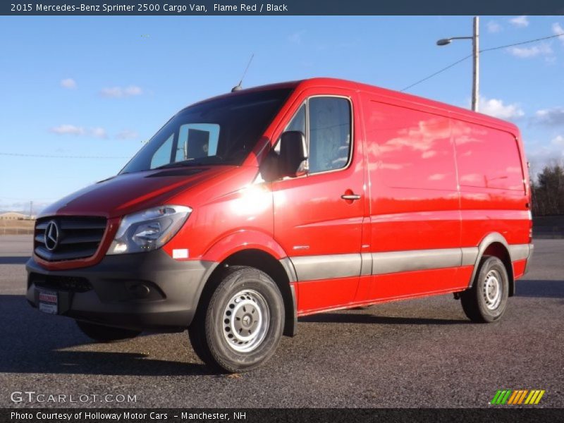 Flame Red / Black 2015 Mercedes-Benz Sprinter 2500 Cargo Van