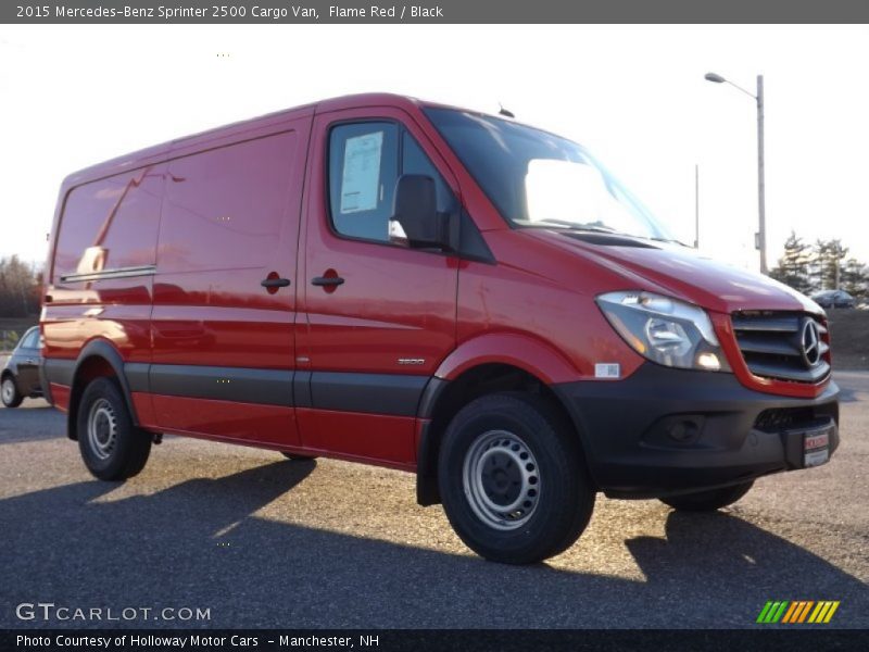 Flame Red / Black 2015 Mercedes-Benz Sprinter 2500 Cargo Van
