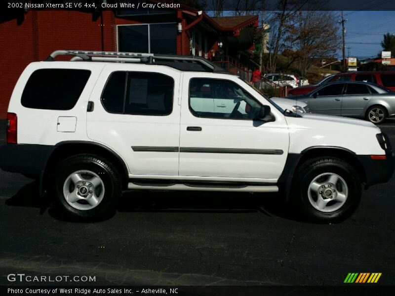 Cloud White / Gray Celadon 2002 Nissan Xterra SE V6 4x4