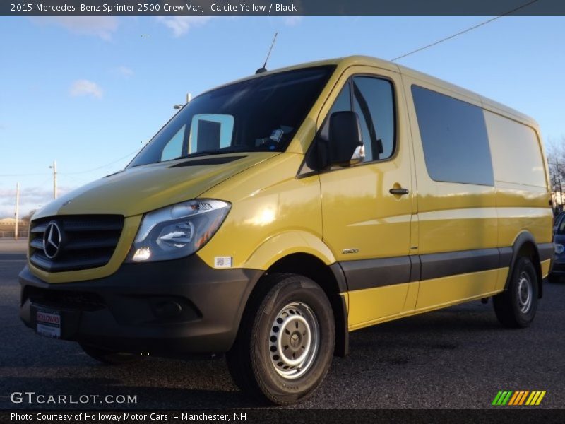 Calcite Yellow / Black 2015 Mercedes-Benz Sprinter 2500 Crew Van