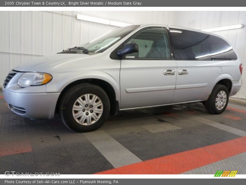 Bright Silver Metallic / Medium Slate Gray 2005 Chrysler Town & Country LX